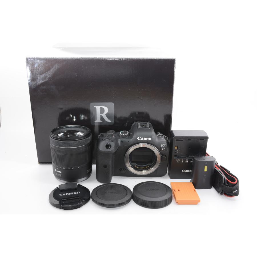 【中古】【外観特上級】Canon ミラーレス一眼カメラ EOS R6 RF24-105 IS STM レンズキット EOSR6-24105ISSTMLK｜camelion-store｜06