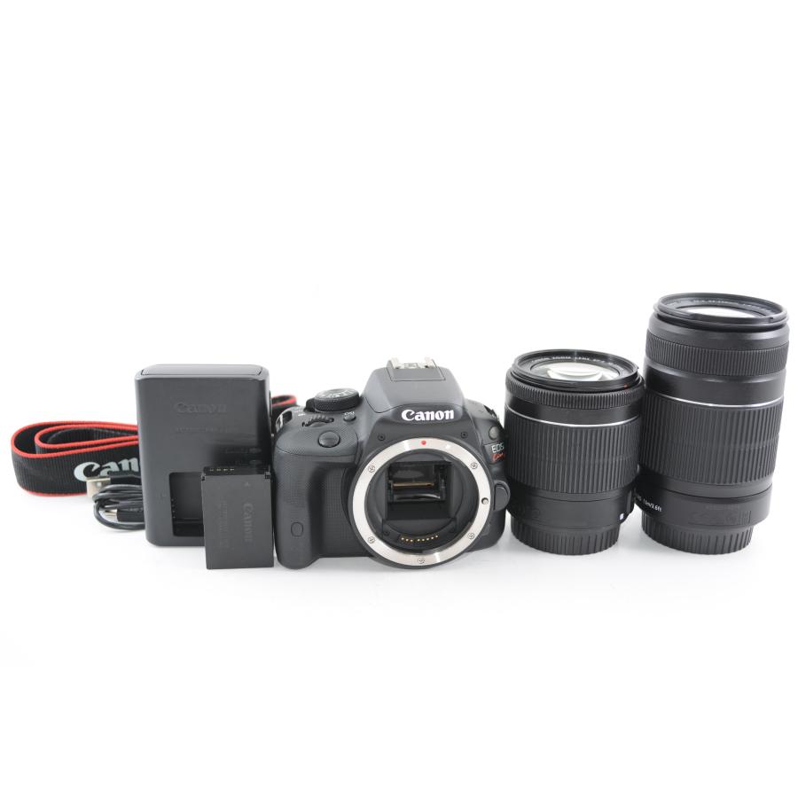 中古】【外観並級】Canon デジタル一眼レフカメラ EOS Kiss X7 ダブル