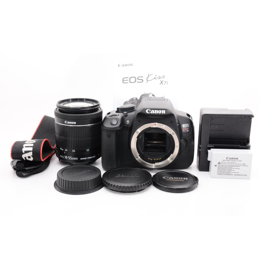 中古】【オススメ】Canon デジタル一眼レフカメラ EOS Kiss X7i レンズ