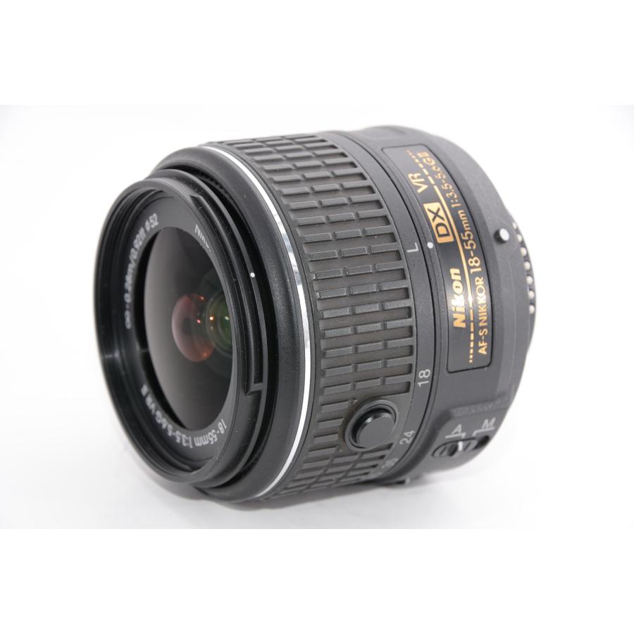 【中古】【外観特上級】Nikon デジタル一眼レフカメラ D5300 18-55mm VR II レンズキット ブラック 2400万画素 3.2型液晶 D5300LK18-55VR2BK｜camelion-store｜04