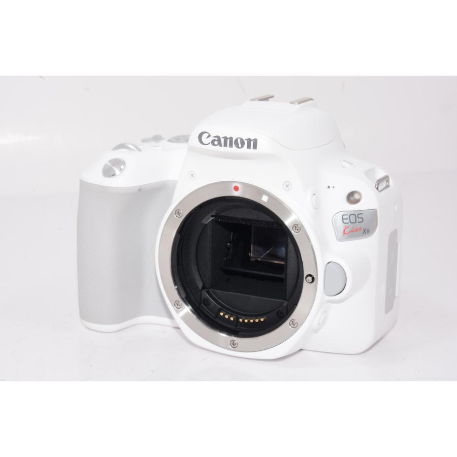 【中古】【外観特上級】Canon デジタル一眼レフカメラ EOS Kiss X9 EF-S18-55 IS STM レンズキット(ホワイト) KISSX9WH1855F4ISSTML｜camelion-store｜02