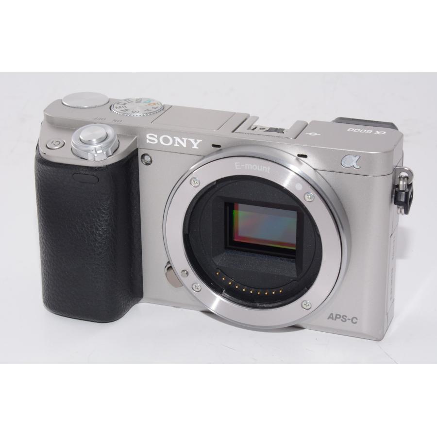 【外観特上級】SONY ミラーレス一眼 α6000 ボディ シルバー ILCE-6000 S 中古】【外観特上級】SONY ミラーレス一眼 α6000 ボディ シルバー ILCE