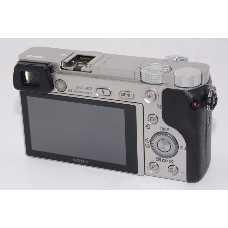 中古】【外観特上級】SONY ミラーレス一眼 α6000 ボディ シルバー ILCE