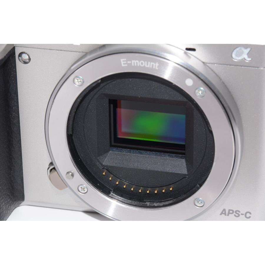 中古】【外観特上級】SONY ミラーレス一眼 α6000 ボディ シルバー ILCE