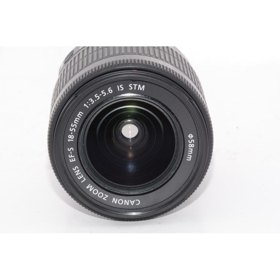 中古】【外観特上級】Canon 標準ズームレンズ EF-S18-55mm F3.5-5.6 IS STM