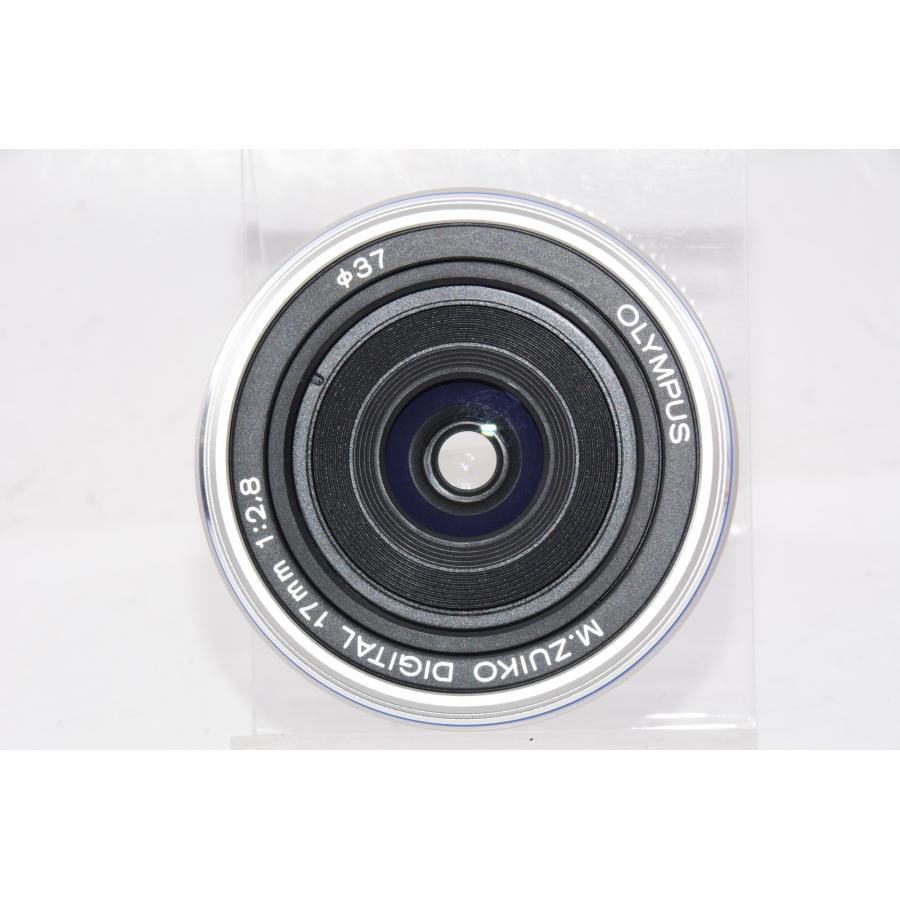 中古】【外観特上級】OLYMPUS パンケーキレンズ M.ZUIKO DIGITAL 17mm