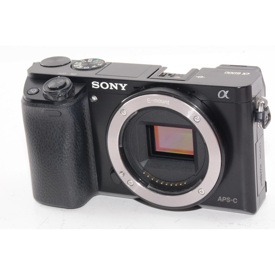 中古】【外観並級】SONY ミラーレス一眼 α6000 ボディ ブラック ILCE 