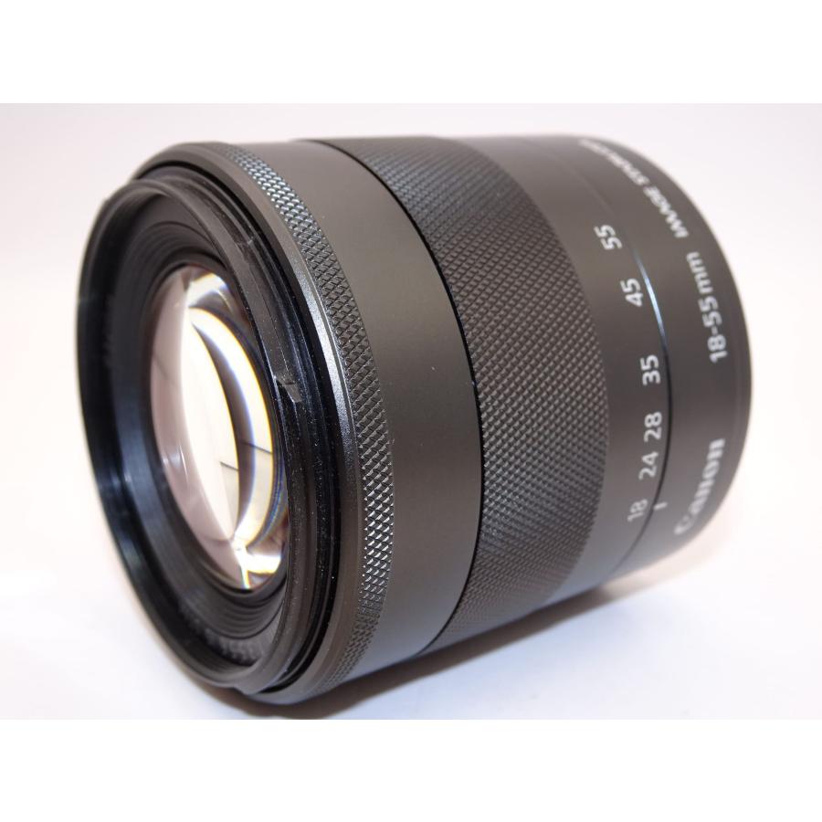 中古】【外観特上級】Canon 標準ズームレンズ EF-M18-55mm F3.5