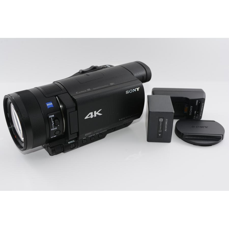 中古】【外観特上級】ソニー SONY ビデオカメラ FDR-AX100 4K 光学12倍