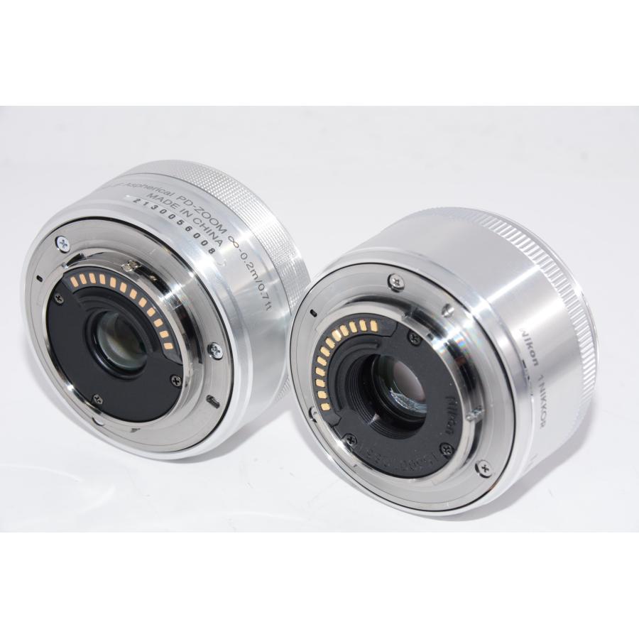 【中古】【外観並級】Nikon ミラーレス一眼 Nikon1 J5 ダブルレンズキット シルバー_4