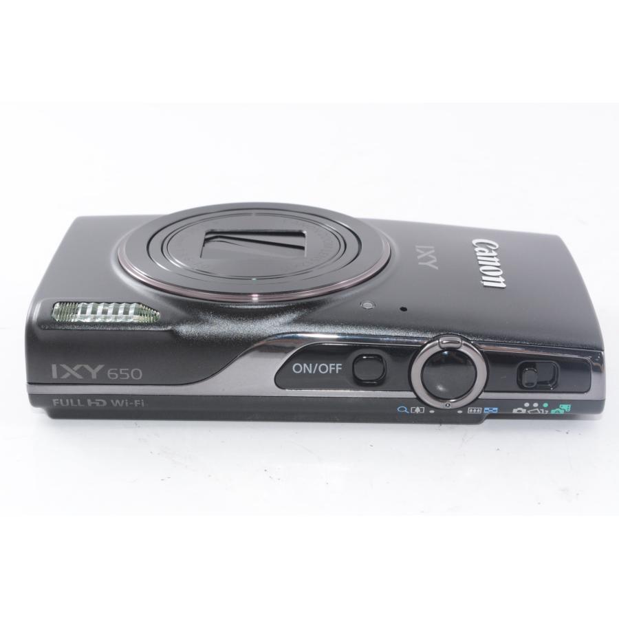 中古】【ほぼ新品】Canon コンパクトデジタルカメラ IXY 650 ブラック