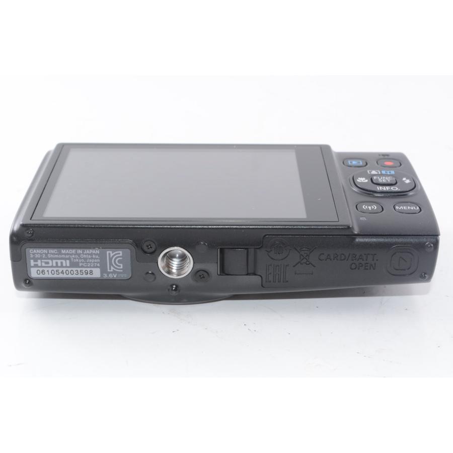 中古】【ほぼ新品】Canon コンパクトデジタルカメラ IXY 650 ブラック