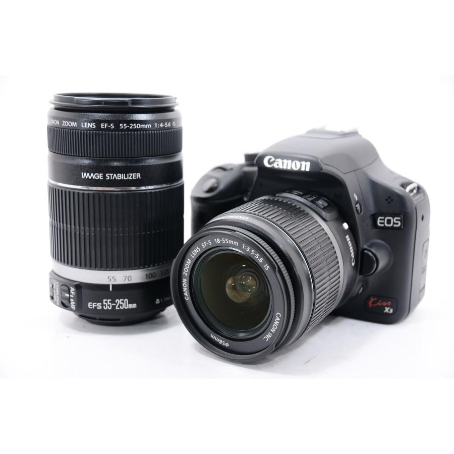 【中古】【外観特上級】Canon デジタル一眼レフカメラ Kiss X3 ダブルズームキット KISSX3-WKIT : m5970 : 百獣 ...