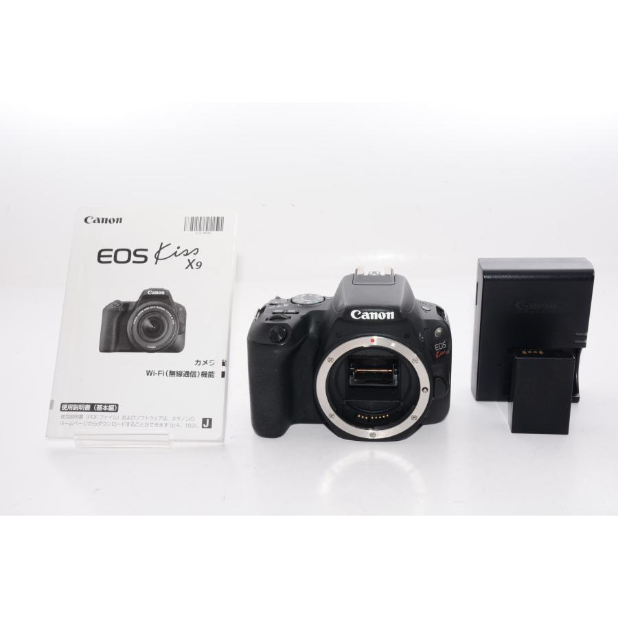 【中古】【オススメ】Canon デジタル一眼レフカメラ EOS Kiss X9 ボディ ブラック EOSKISSX9BK｜camelion-store｜06