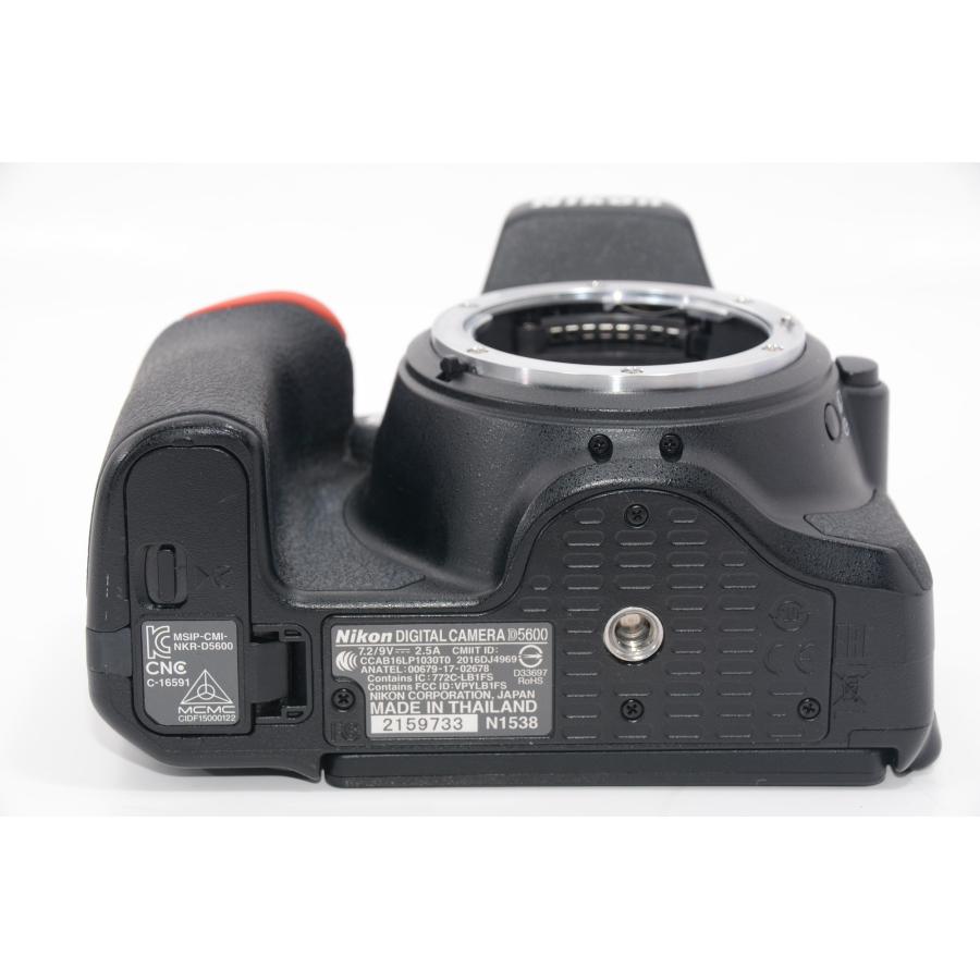 【中古】【外観並級】Nikon デジタル一眼レフカメラ D5600 ボディー ブラック D5600BK｜camelion-store｜04