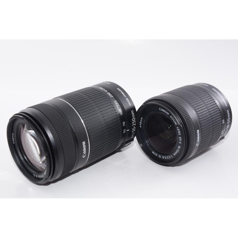 中古】【外観並級】Canon デジタル一眼レフカメラ EOS Kiss X7 ダブル  