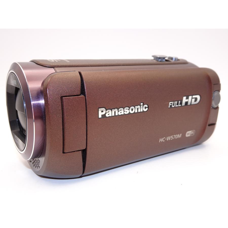 中古】【外観並級】パナソニック HDビデオカメラ W570M ブラウン HC
