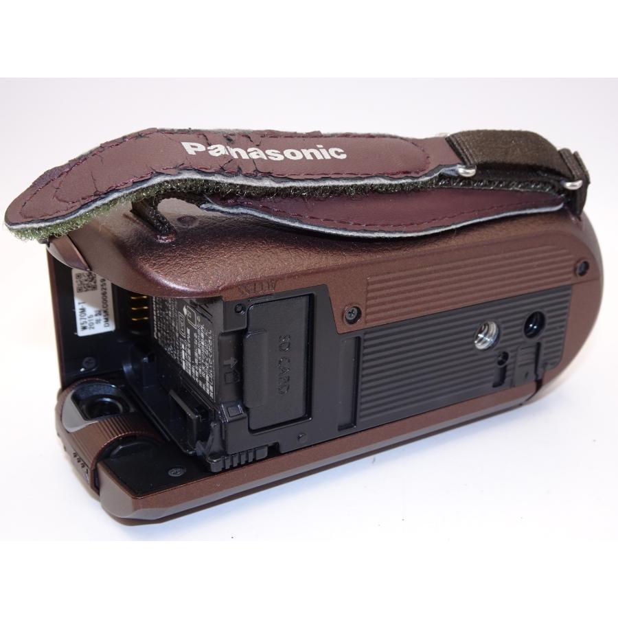 中古】【外観並級】パナソニック HDビデオカメラ W570M ブラウン HC