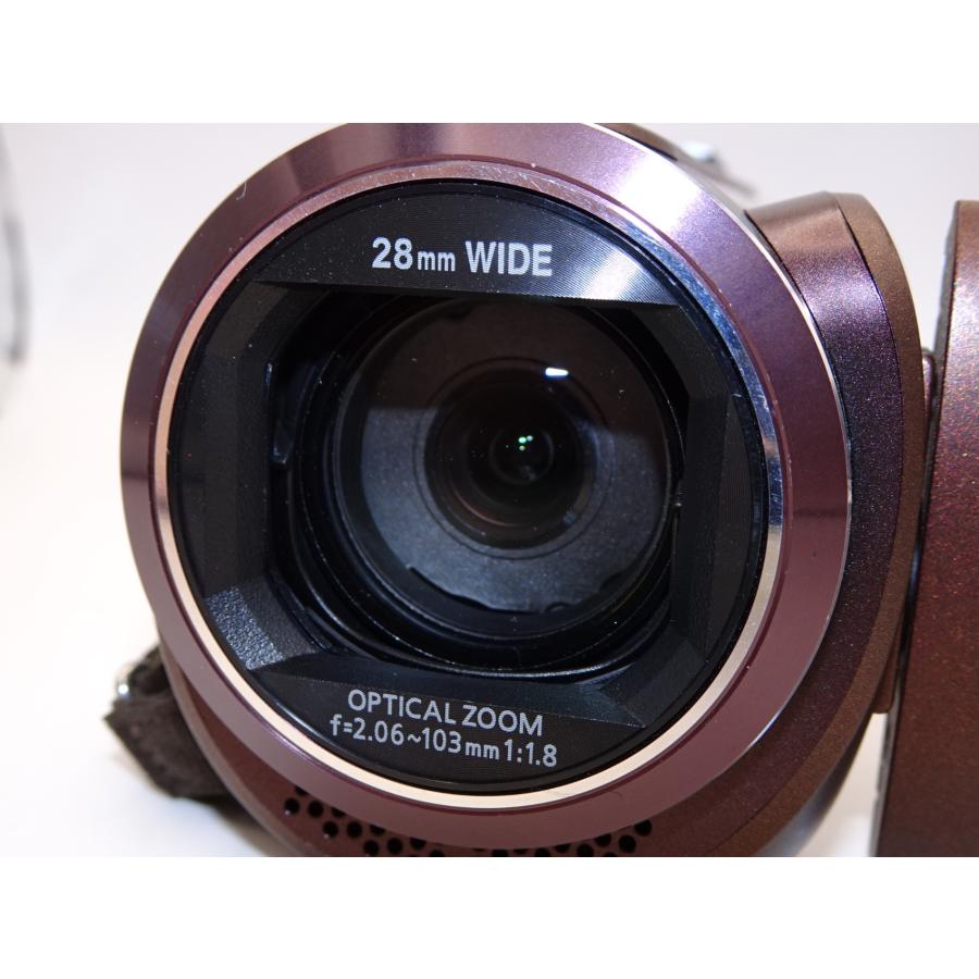 中古】【外観並級】パナソニック HDビデオカメラ W570M ブラウン HC