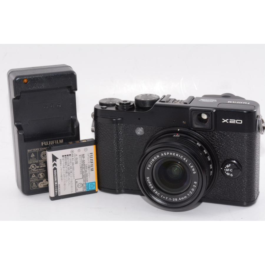 中古】【外観並級】FUJIFILM デジタルカメラ X20B ブラック F FX-X20 B