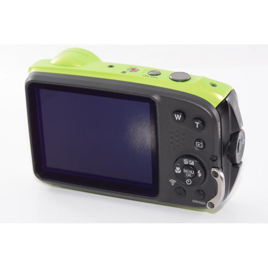 中古】【外観並級】FUJIFILM デジタルカメラ XP120 ライム 防水 FX