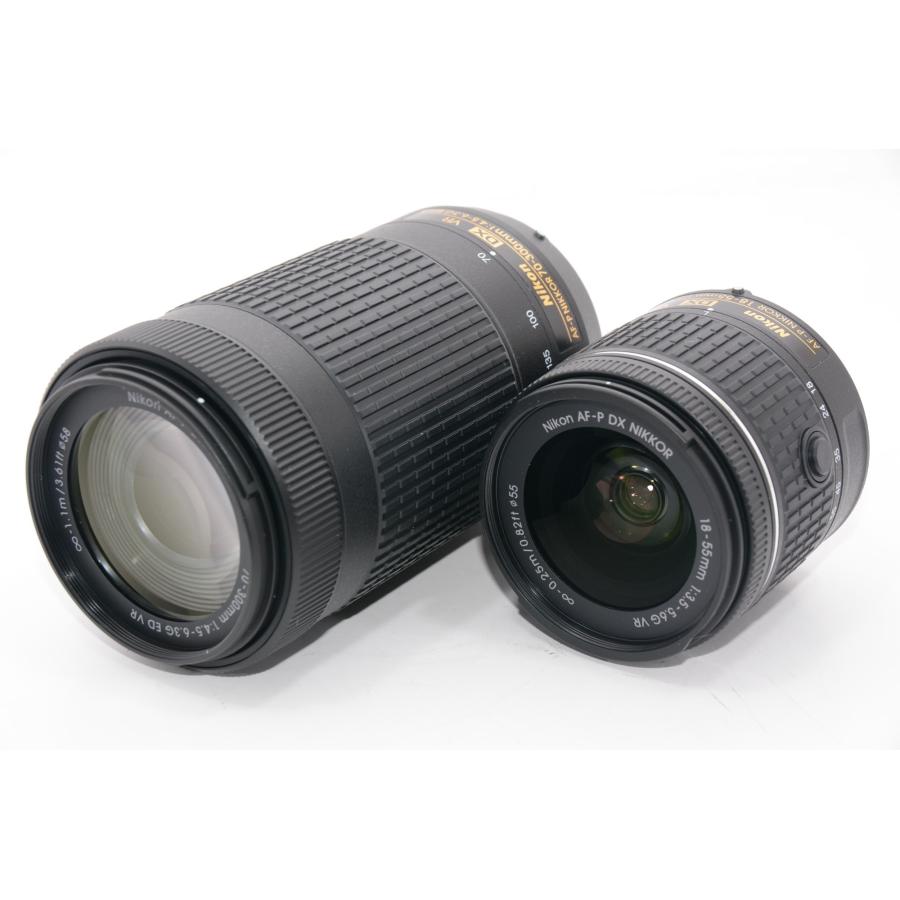 【中古】【外観特上級】Nikon デジタル一眼レフカメラ D5600 ダブルズームキット ブラック D5600WZBK｜camelion-store｜04