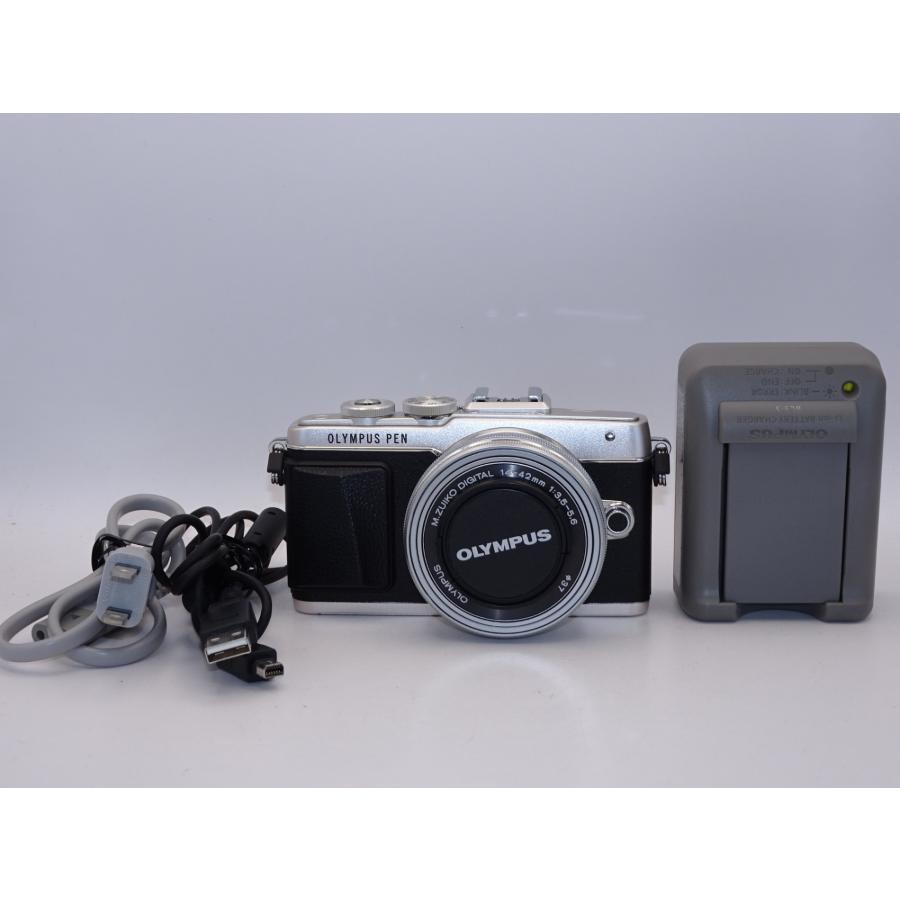 中古】【外観特上級】OLYMPUS PEN E-PL7 14-42mm EZレンズキット 