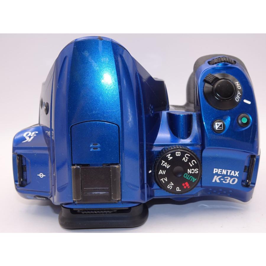 【中古】【外観並級】PENTAX デジタル一眼レフカメラ K-30 ボディ クリスタルブルー｜camelion-store｜04