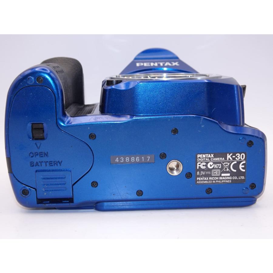 【中古】【外観並級】PENTAX デジタル一眼レフカメラ K-30 ボディ クリスタルブルー｜camelion-store｜05