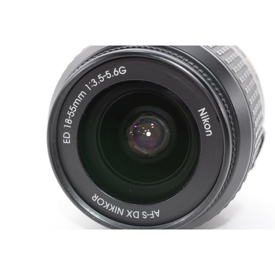 【中古】【外観特上級】Nikon AF-S DX Zoom Nikkor ED 18-55mm F3.5-5.6G ブラック デジタル一眼レフ用｜camelion-store｜04