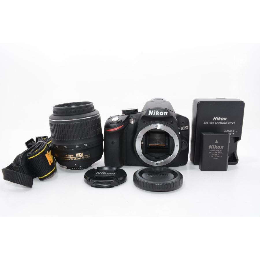 【中古】【外観特上級】Nikon D3200 レンズキット AF-S DX NIKKOR 18-55mm f/3.5-5.6G｜camelion-store｜06