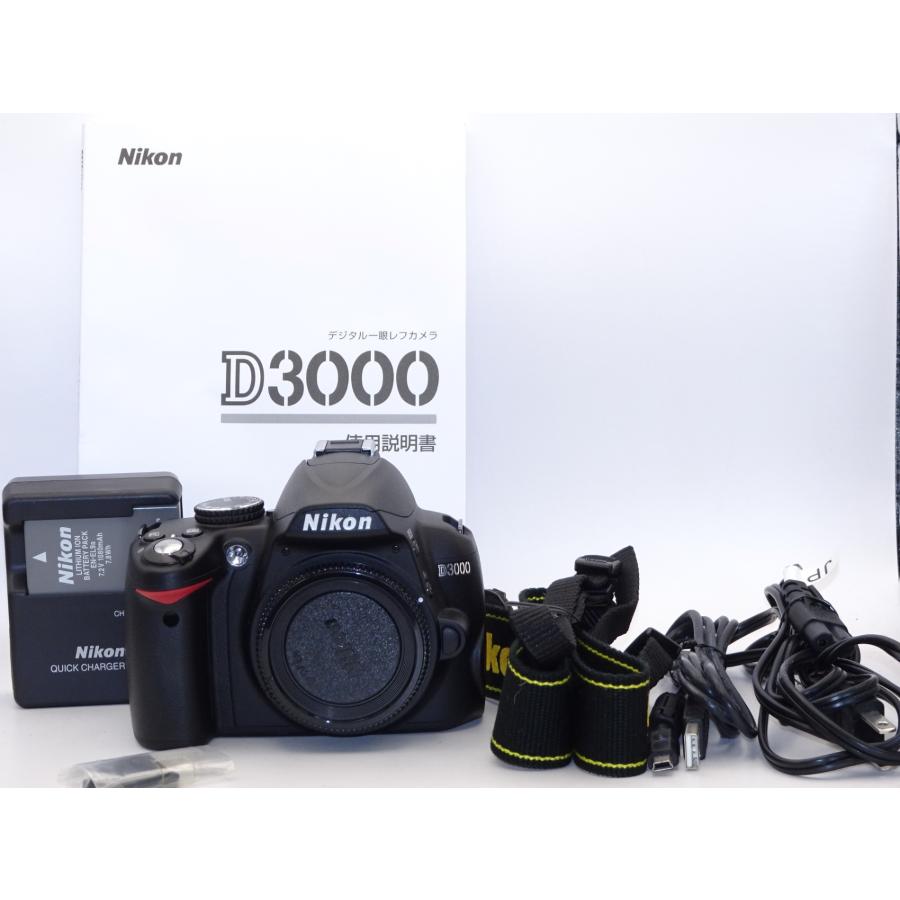中古】【外観特上級】Nikon デジタル一眼レフカメラ D3000 ボディ 
