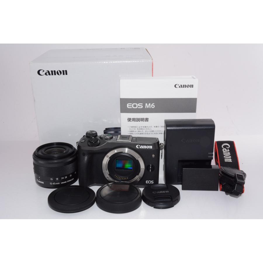 中古】【外観特上級】Canon ミラーレス一眼カメラ EOS M6 レンズ