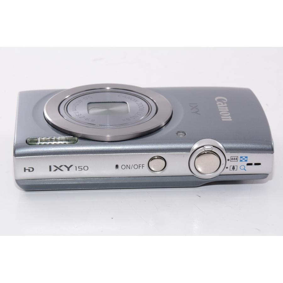 中古】【外観特上級】Canon デジタルカメラ IXY150 シルバー : 百獣の