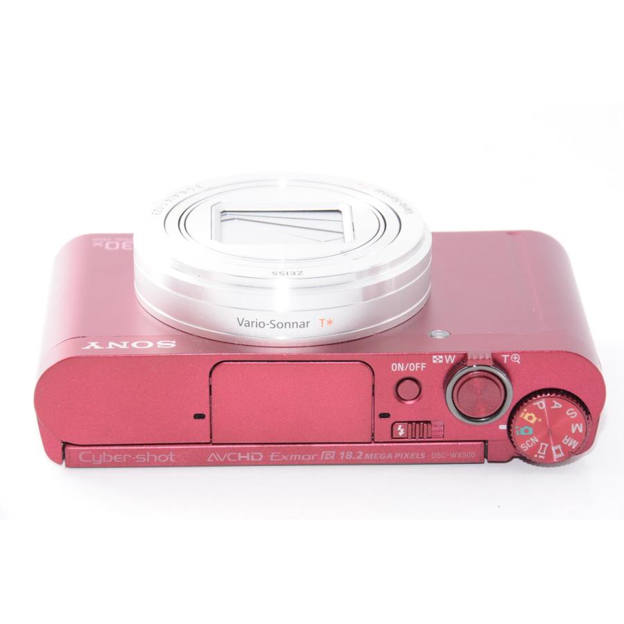 【中古】【外観特上級】SONY デジタルカメラ DSC-WX500 レッド Cyber-shot_2
