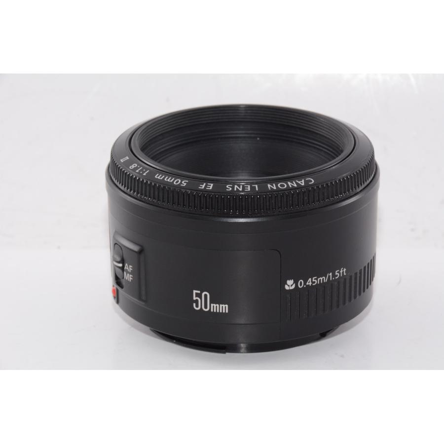 中古】【外観特上級】Canon 単焦点レンズ EF50mm F1.8 II フルサイズ