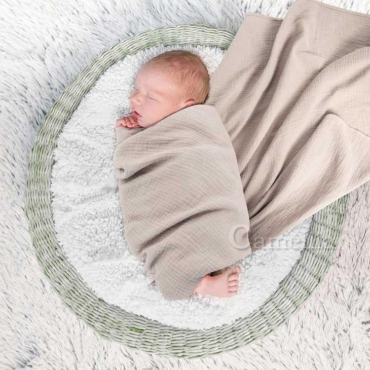 ブランケット おくるみ ガーゼ ベビー スワドル 赤ちゃん 新生児  夏用 コットン  春 夏 秋 冬  退院 タオルケット ガーゼケット バスタオル 男の子 女の子 |  | 02