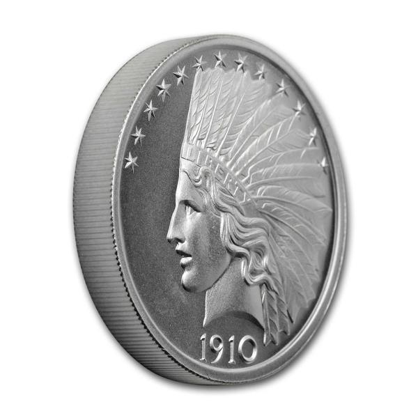 ○アメリカ インディアン・ヘッド シルバーラウンド純銀貨 ハイ
