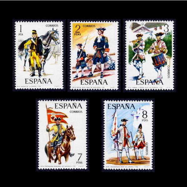 □スペイン切手 1974年 スペイン兵 5種完 : CAMEO LAND - 通販 - Yahoo