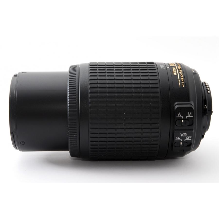 ニコン Nikon AF-S NIKKOR 55-200mm F4-5.6 G ED VR 美品 望遠ズーム