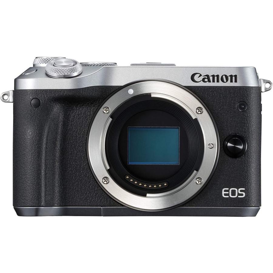 キヤノン Canon EOS M6 ボディー シルバー SDカード付き プレゼント包装承ります :2048 000029:カメラFanks PROShop ヤフー店