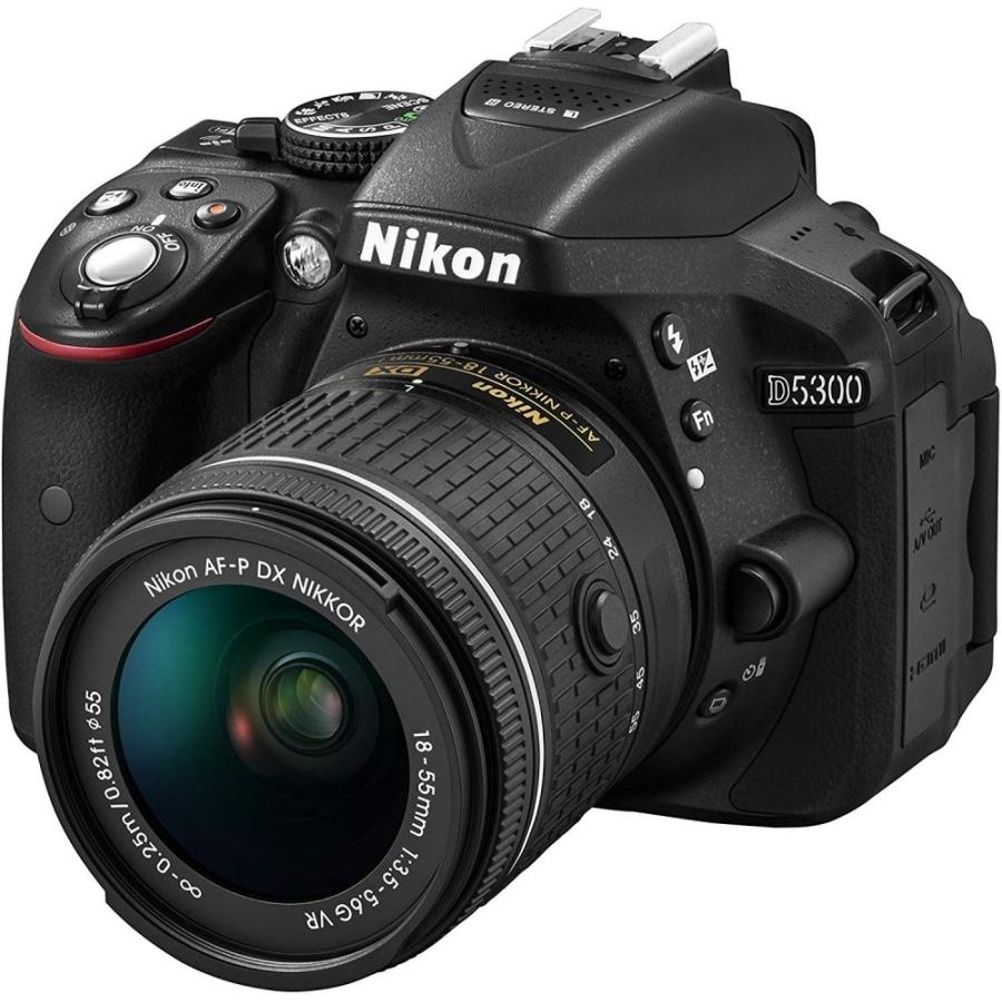 【極美品】Nikon D5300 ダブルズーム｜低使用・動作確認済 ニコン（Nikon） Nikon D5300 ダブルズームキット ブラック 良品 動作