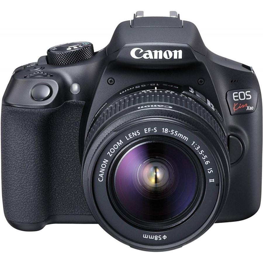 【美品】Canon EOS Kiss X80 一眼レフ本体 レンズ等多数セット キヤノン（Canon） Canon EOS Kiss X80 レンズキット 良品 動作確認