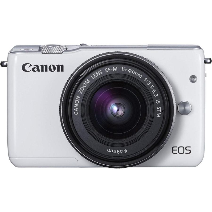 CanonEOS M10レンズキット 美品  【最終値下げ】 キヤノン（Canon） Canon EOS M10 レンズキット ホワイト 良品 動作
