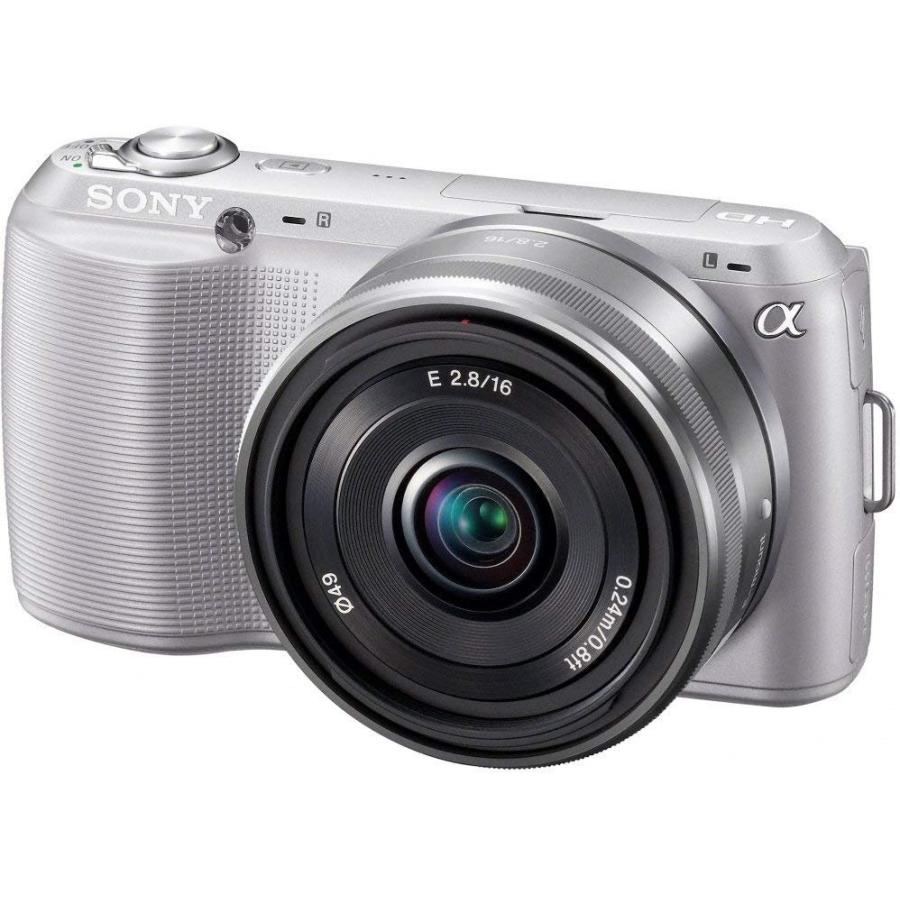 ソニー SONY NEX-C3 ダブルレンズキット シルバー NEX-C3D/S SDカード 
