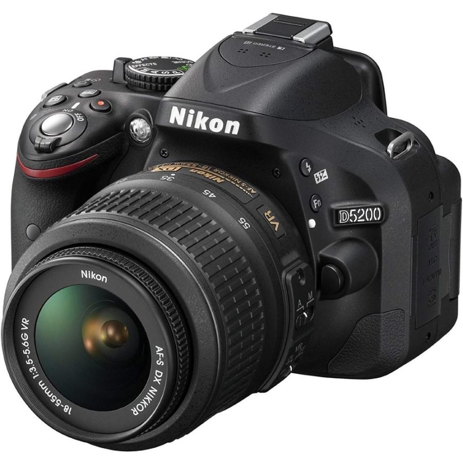 ニコン Nikon D5200 レンズキット ブラック D5200LKBK SDカード付き <プレゼント包装承ります>｜camera-fanksproshop｜03