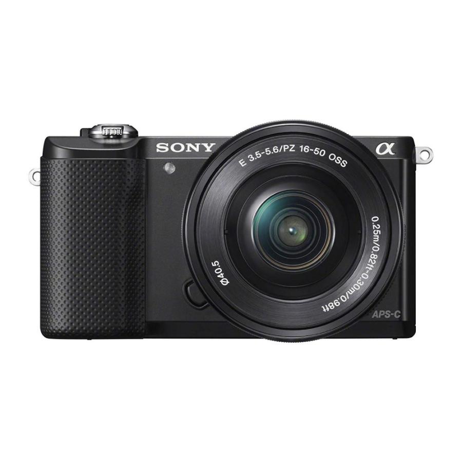 ソニー SONY α5000 パワーズームレンズキット ブラック SDカード付き 