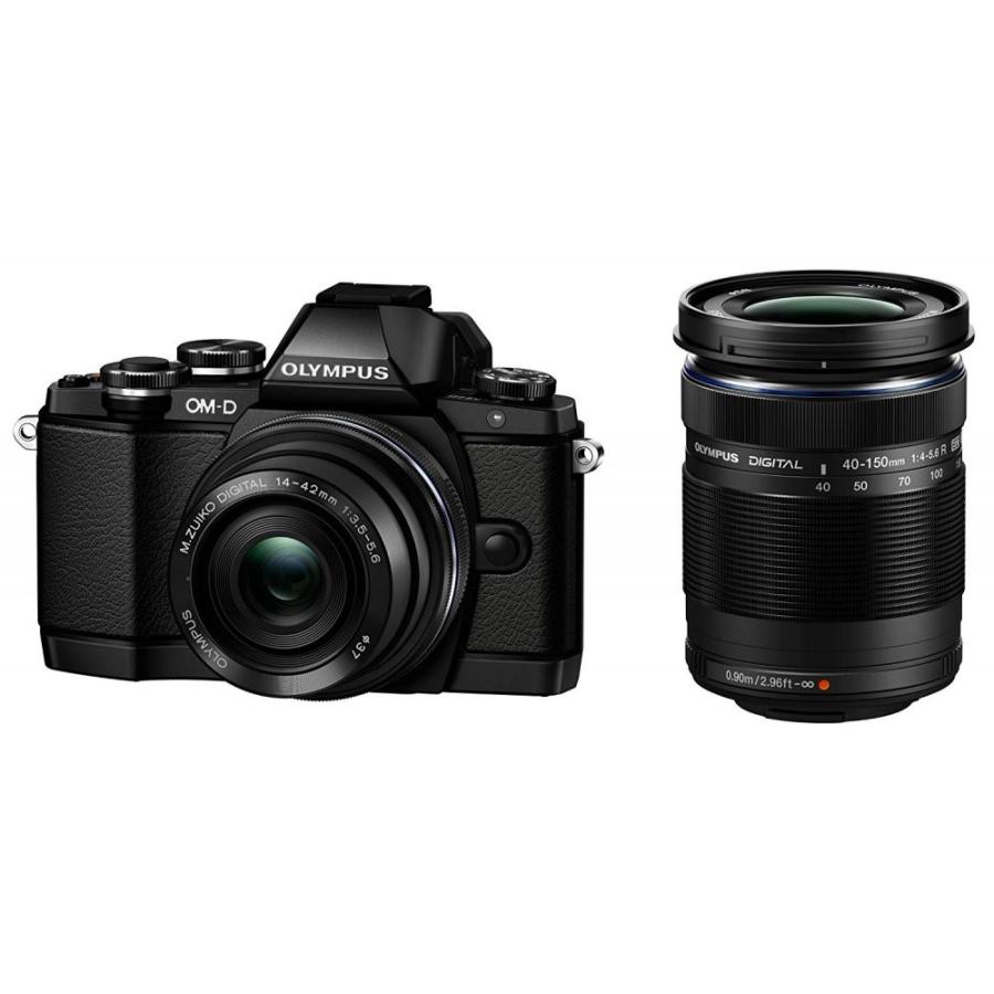 オリンパス OLYMPUS OM-D E-M10 ダブルズームキット ブラック