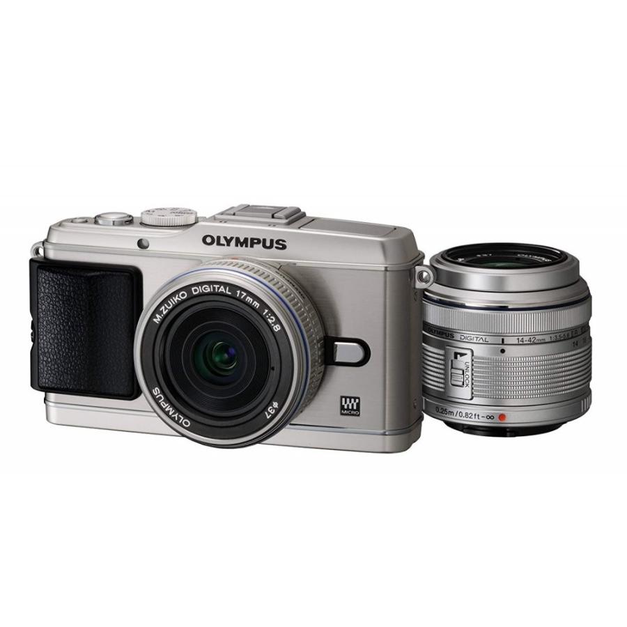 オリンパス OLYMPUS E-P3 ツインレンズキット シルバー SDカード
