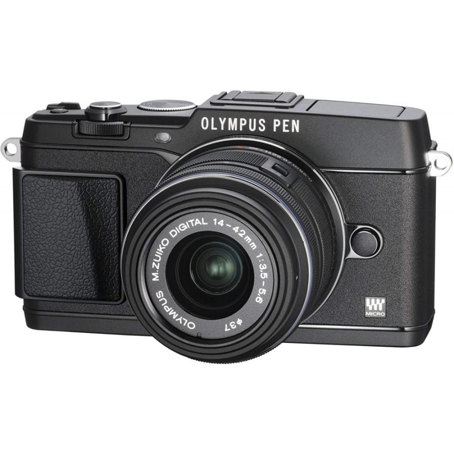 オリンパス OLYMPUS E-P5 14-42mm レンズキット ブラック SDカード付き 